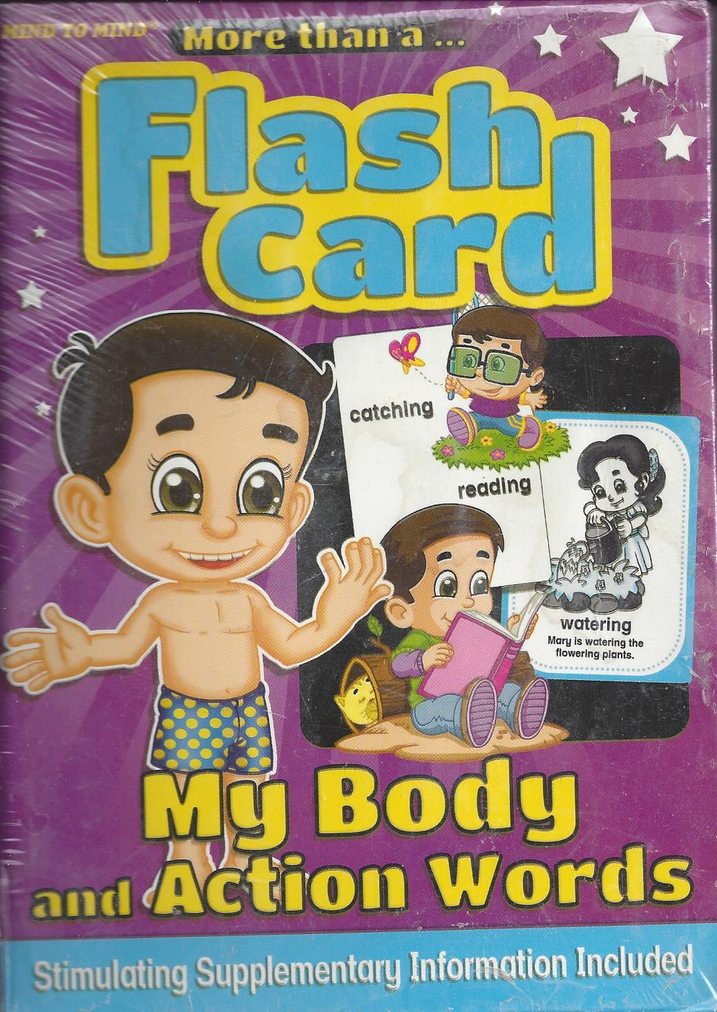 ,flash card, My Body and Action Words