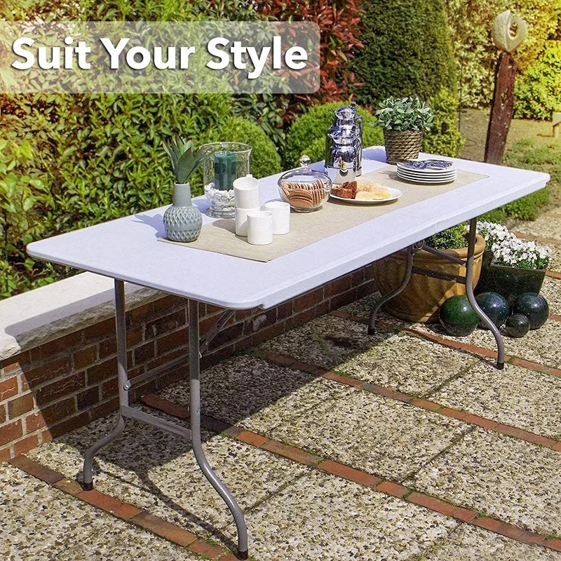 6 FT PORTABLE FOLDING PICNIC TABLE