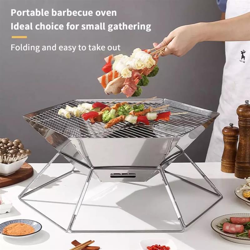 PORTABLE BBQ GRIIL NON STICK SURFACE