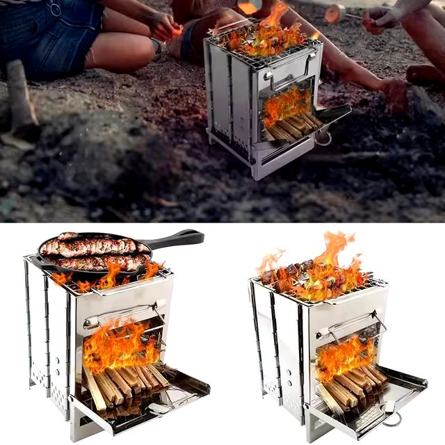 PORTABLE CHARCOAL BBQ GRILL