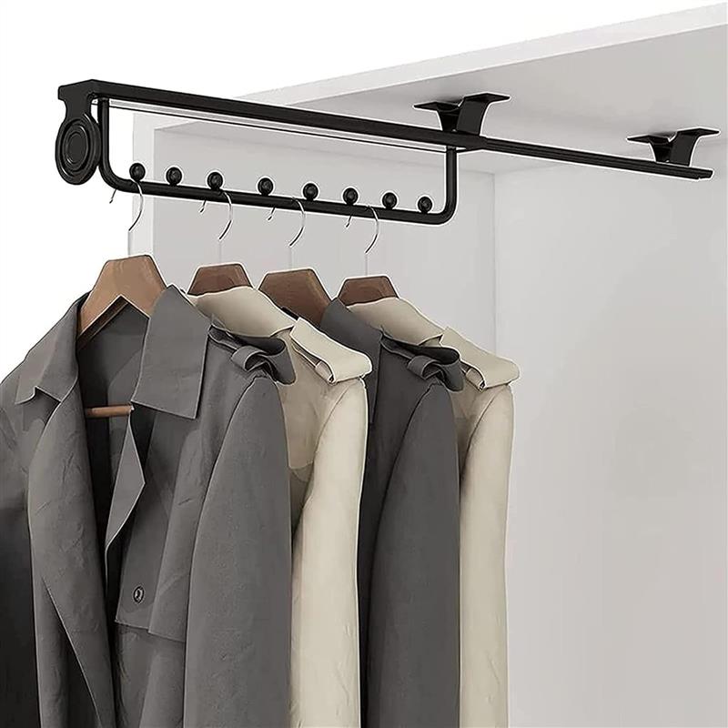 RETRACTABLE TOP MOUNTED CLOTHES RACK