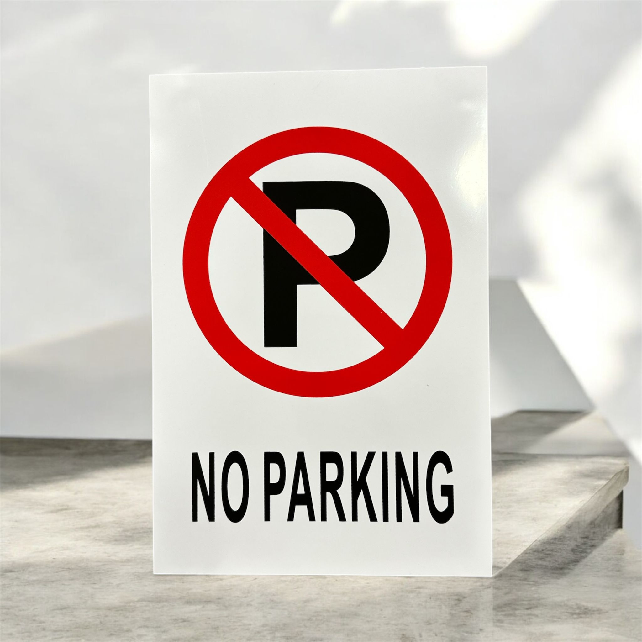 NO PARKING VINYL DECAL STICKER