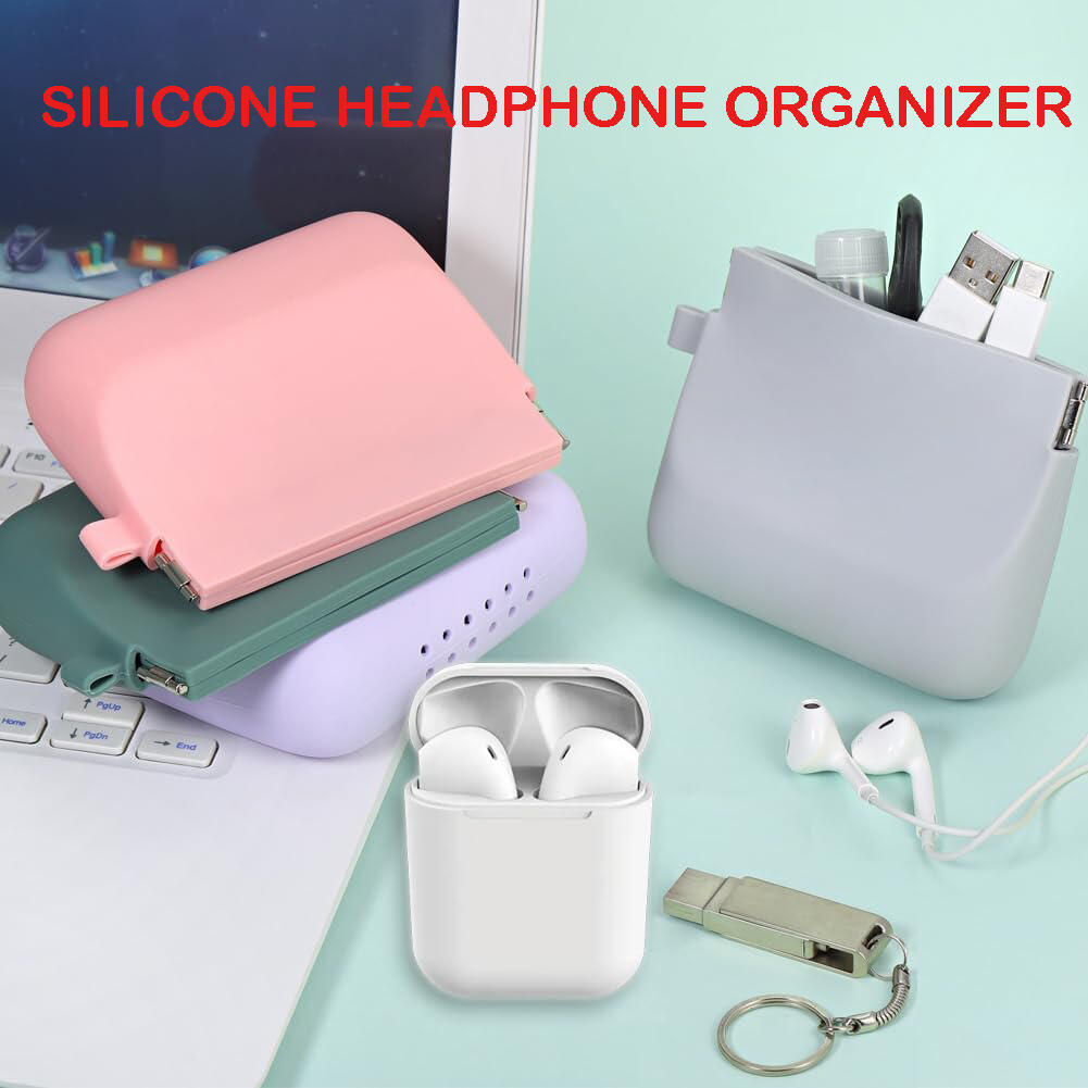 SILICON PROTECTION POUCH FOR HEADPHONE AND SUNGLASSES