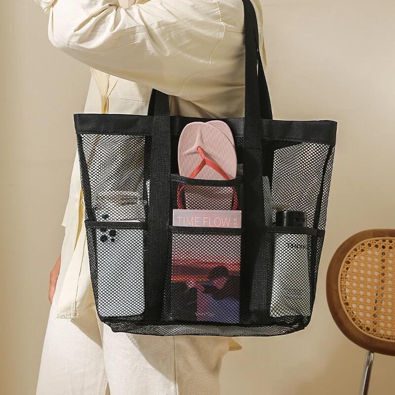 LARGE CAPACITY MESH POCKET BAG