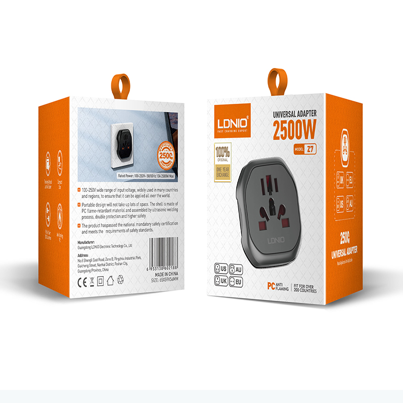 LDNIO Z7 UNIVERSAL ADAPTER COVERSION SOCKET
