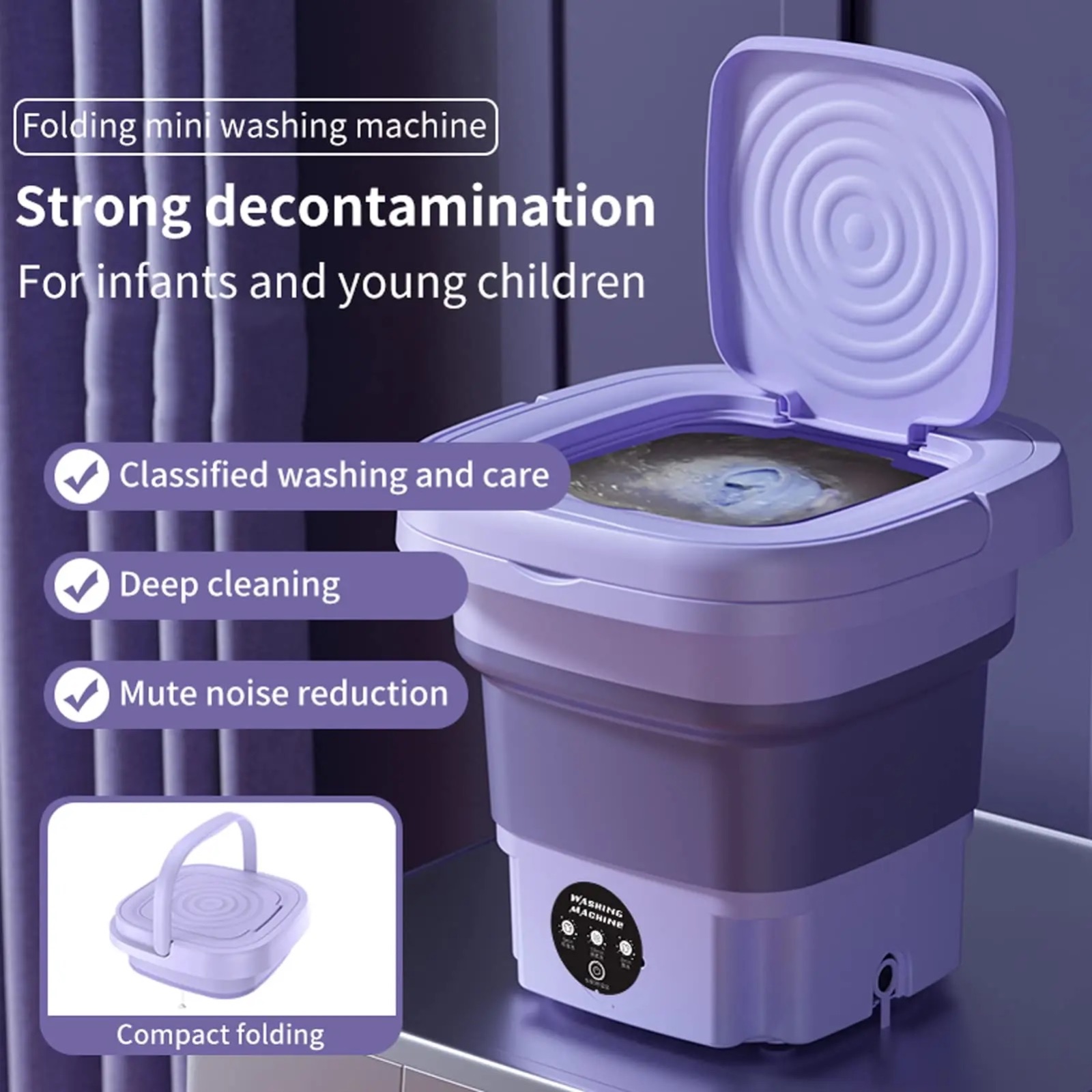 MULTI FUNCTION FOLDING WASHING MACHINE