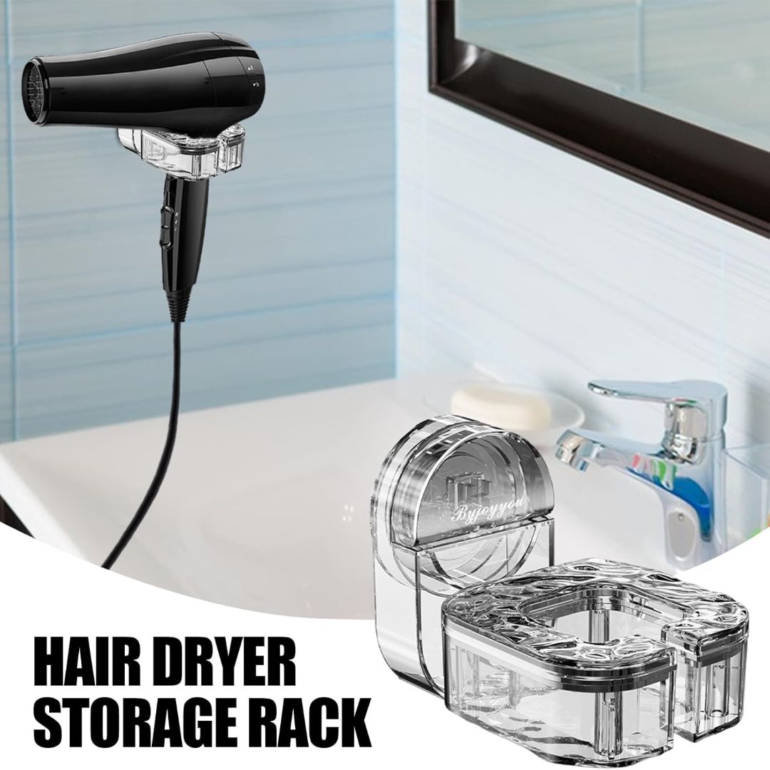 SUCTION CUP HAIR DRAYER HOLDER