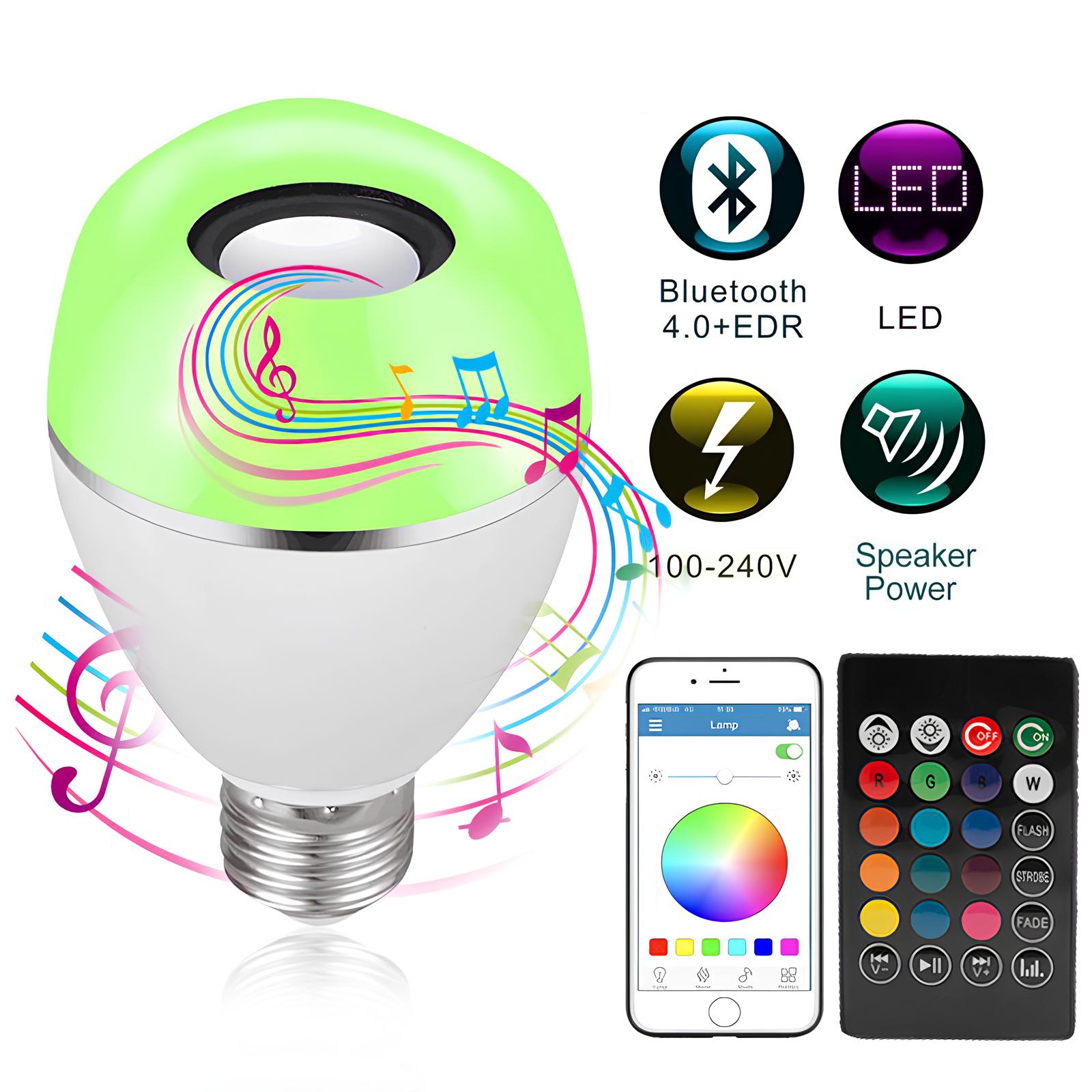 BLUETOOTH LED BULB WITH SPEAKER