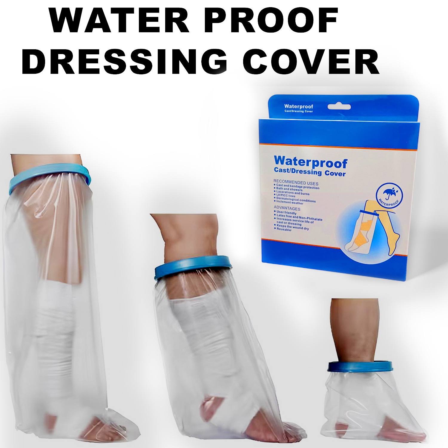 WATERPROOF CAST BANDAGE PROTECTOR