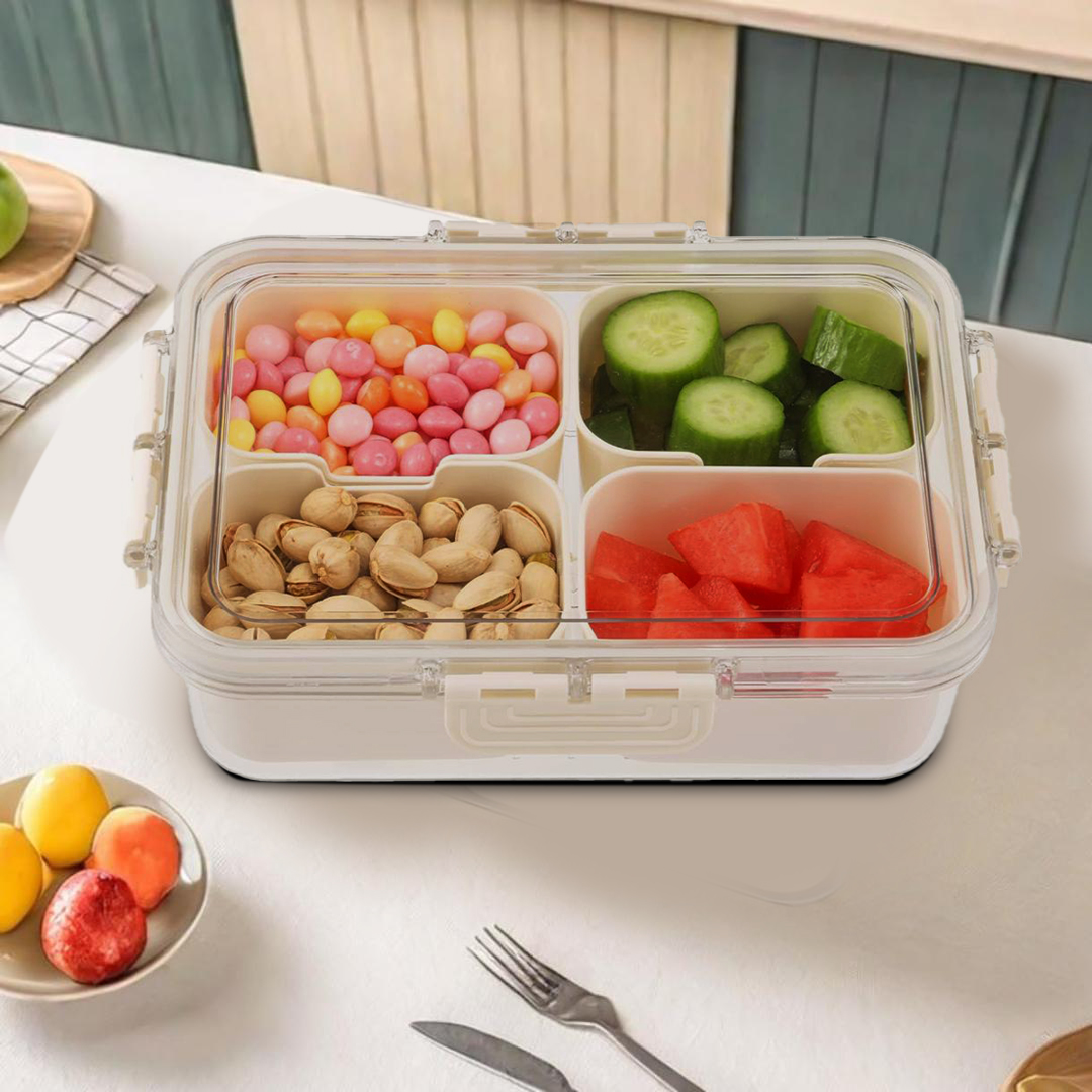 EOTIA 4 COMPARTMENT SPICE STORAGE BOX