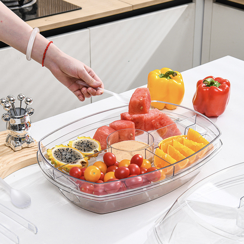 3 LAYER ICE CHILLED SERVING TRAY