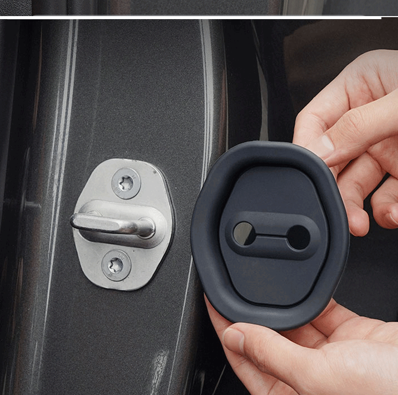 6 PCS SILICONE CAR DOOR LOCK PROTECTIVE COVER