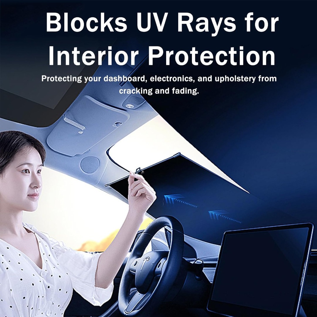 2PCS RETRACTABLE CAR SUNSHADE WITH SUCTION CUP