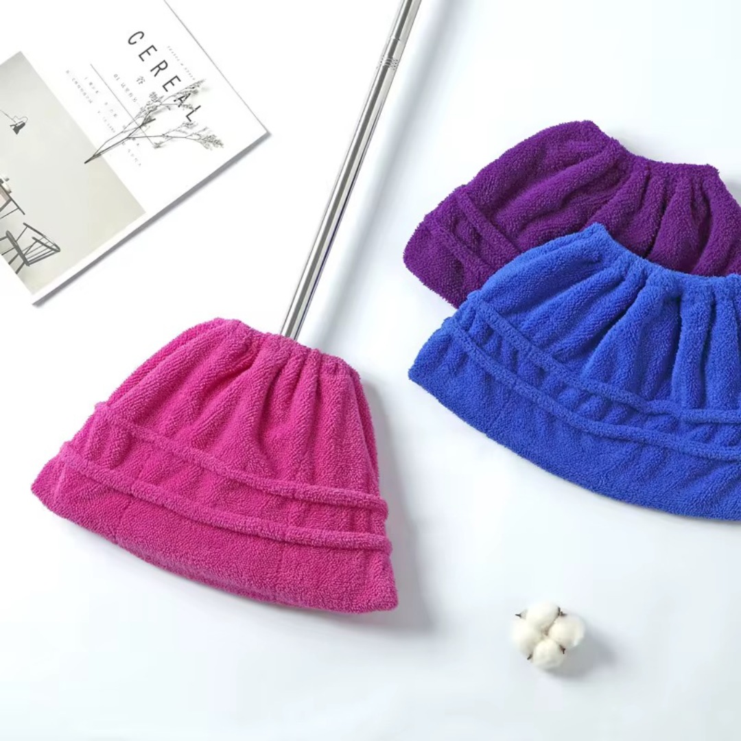 2PCS REPLACEMENT CLEANING BROOM CLOTH COVER