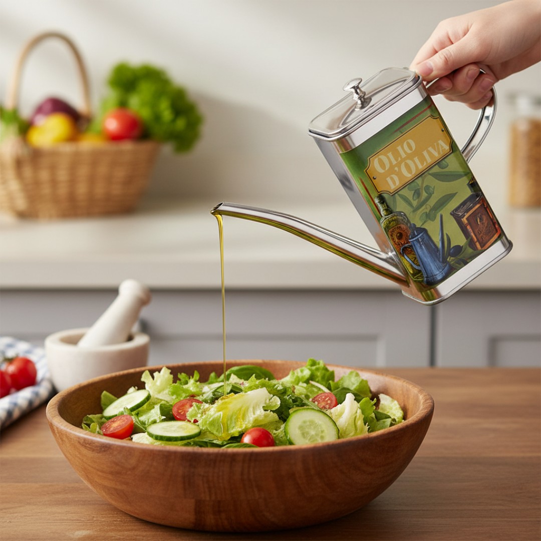STAINLESS STEEL OIL CAN