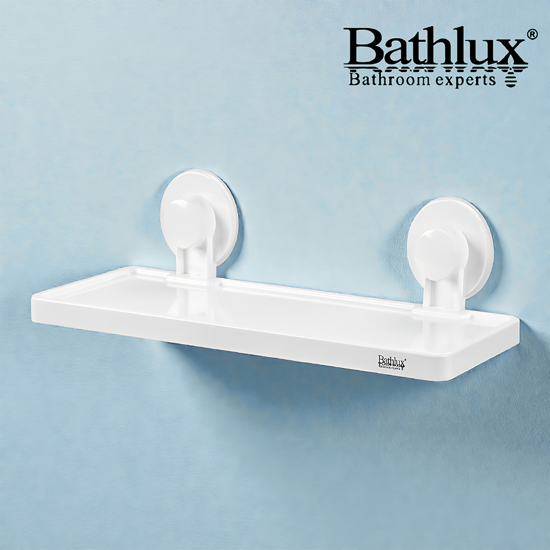 BATHLUX WALL-MOUNTED SUCTION SHELF