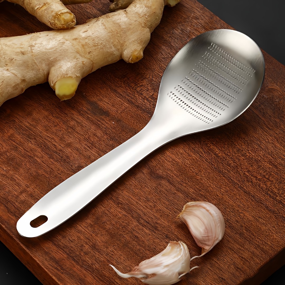 STAINLESS STEEL GINGER AND GARLIC GRATER