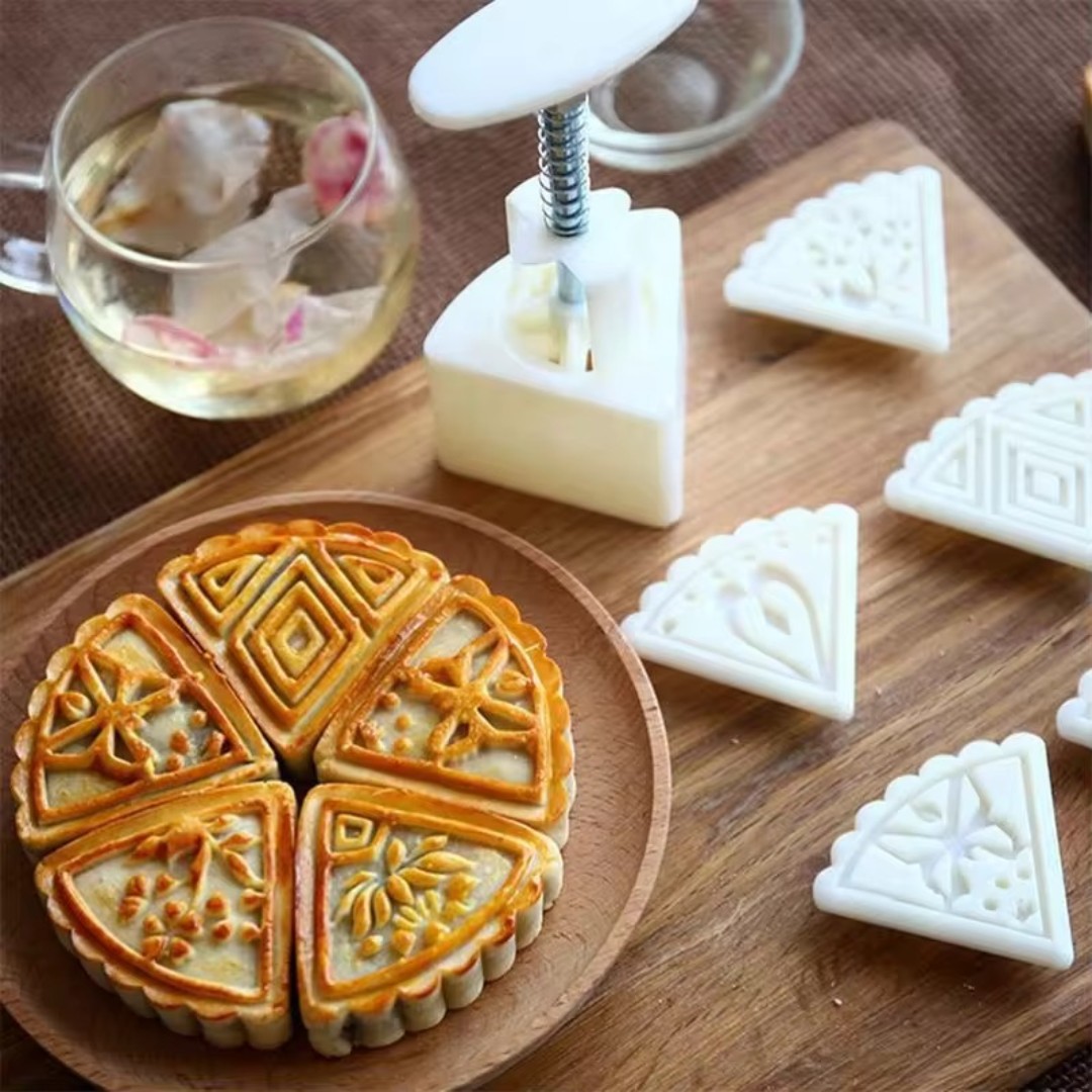 5PCS PASTRY MOLD SET WITH PRESS TOOL