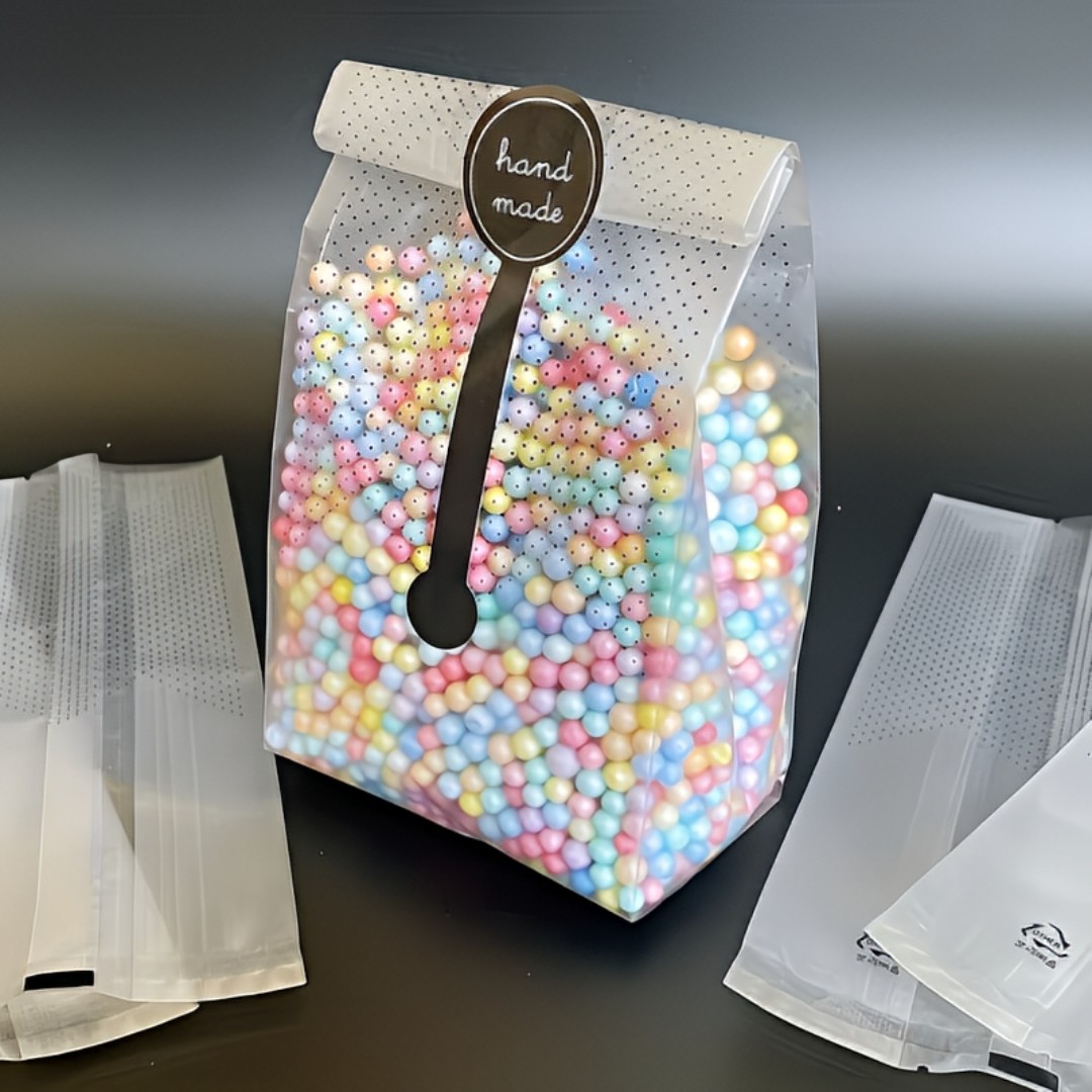 50PCS PLASTIC COOKIE BAGS