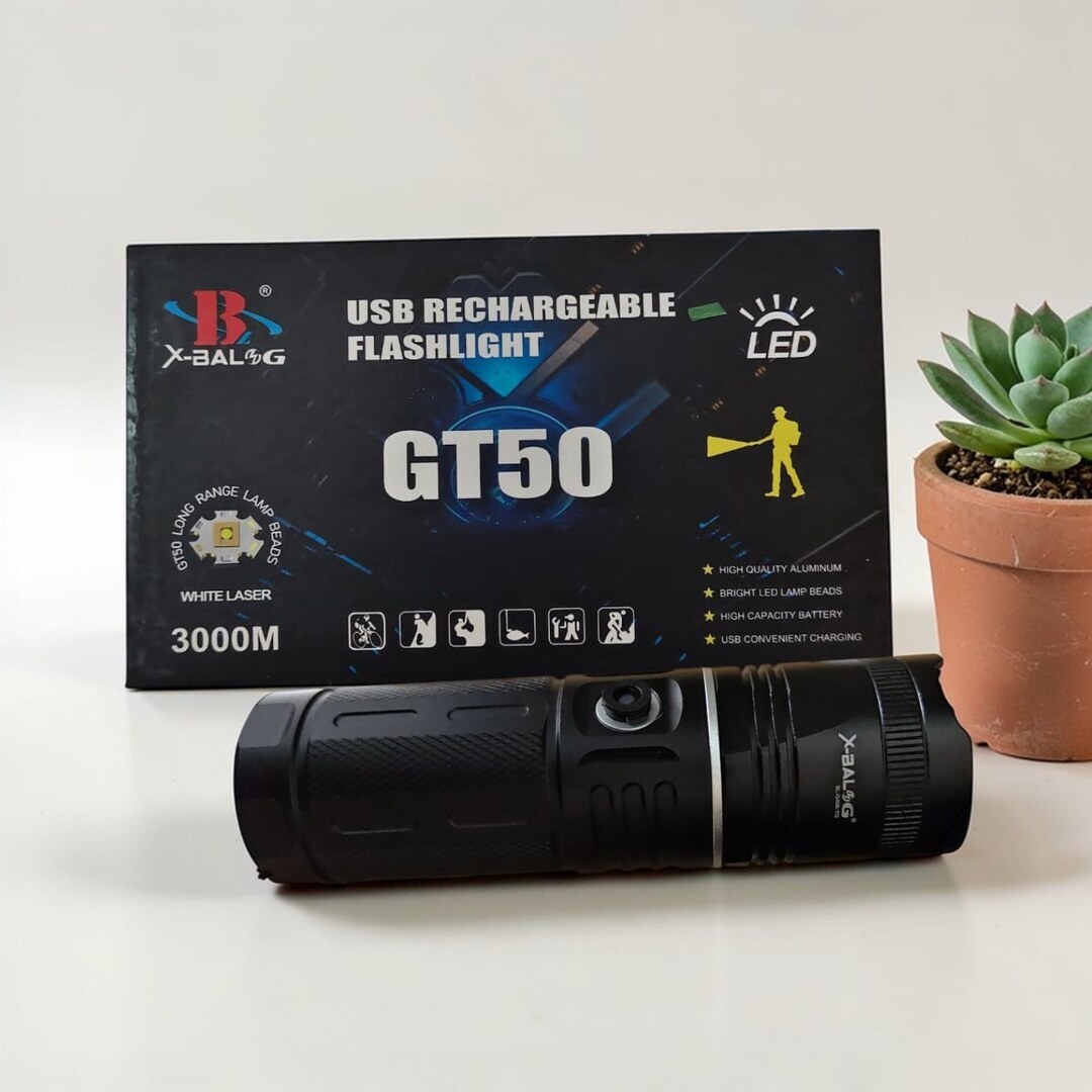 USB RECHAREABLE FLASHLIGHT