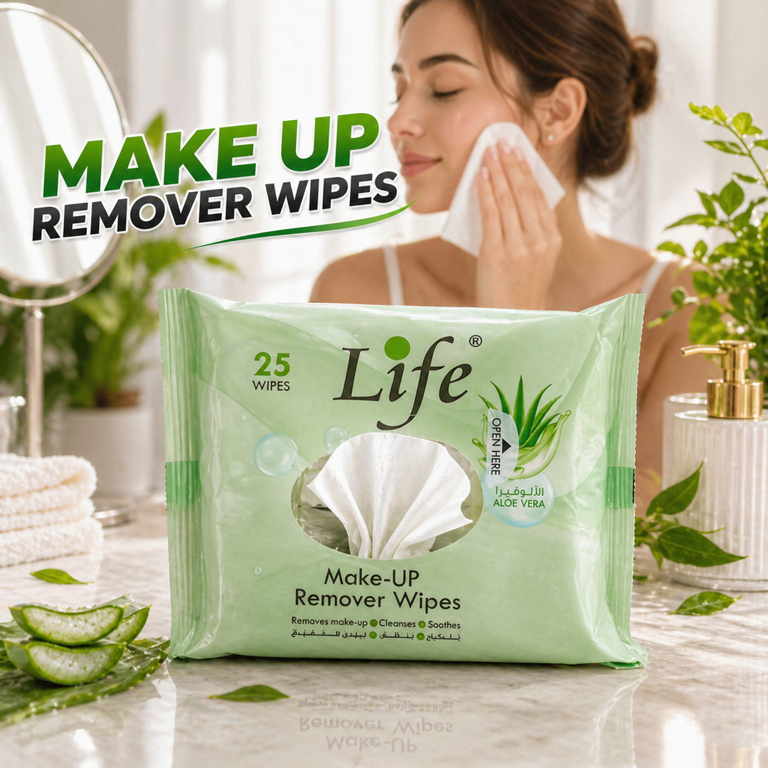 25PCS MAKEUP REMOVER WIPES