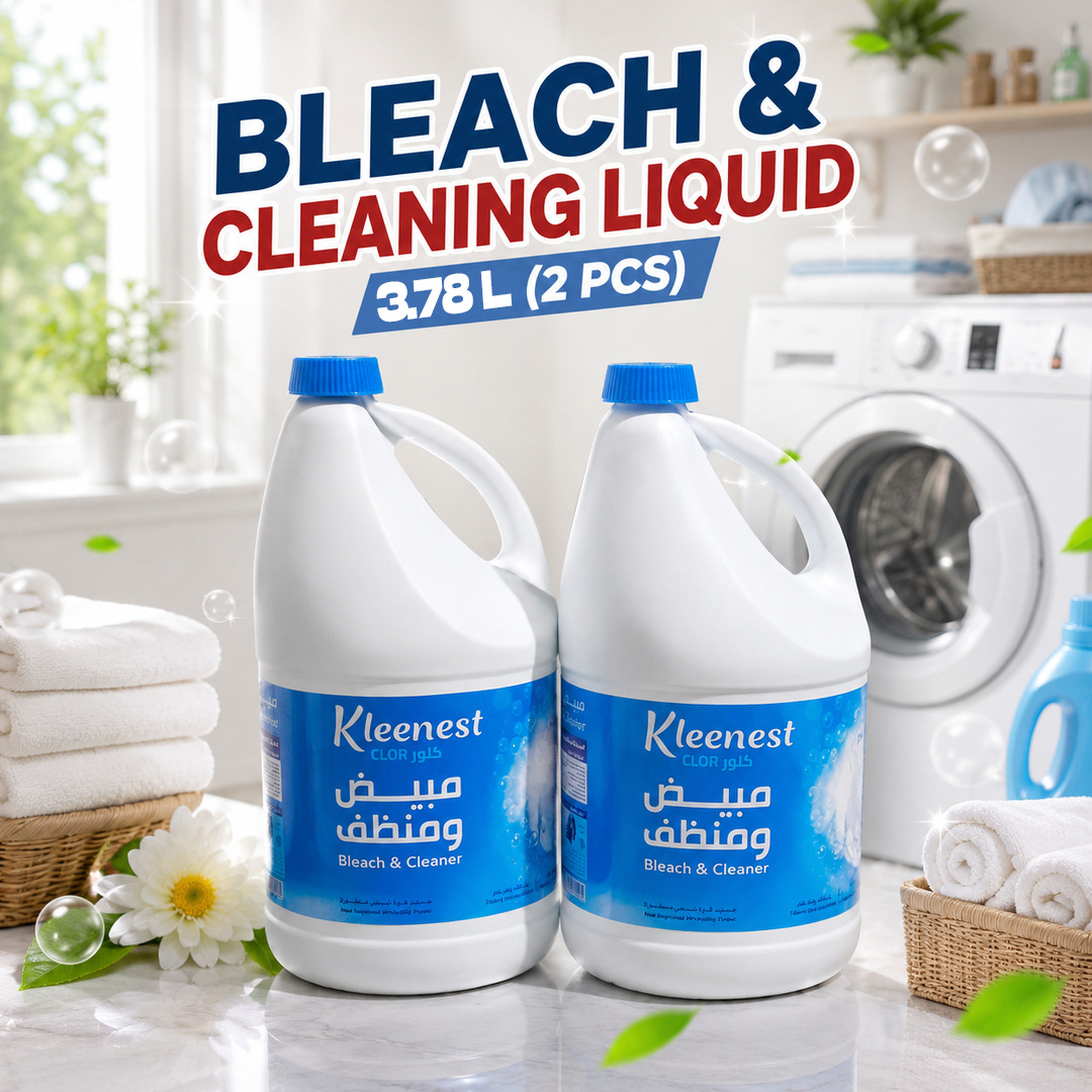 2PCS*3.78LTR  BLEACH & CLEANING LIQUID