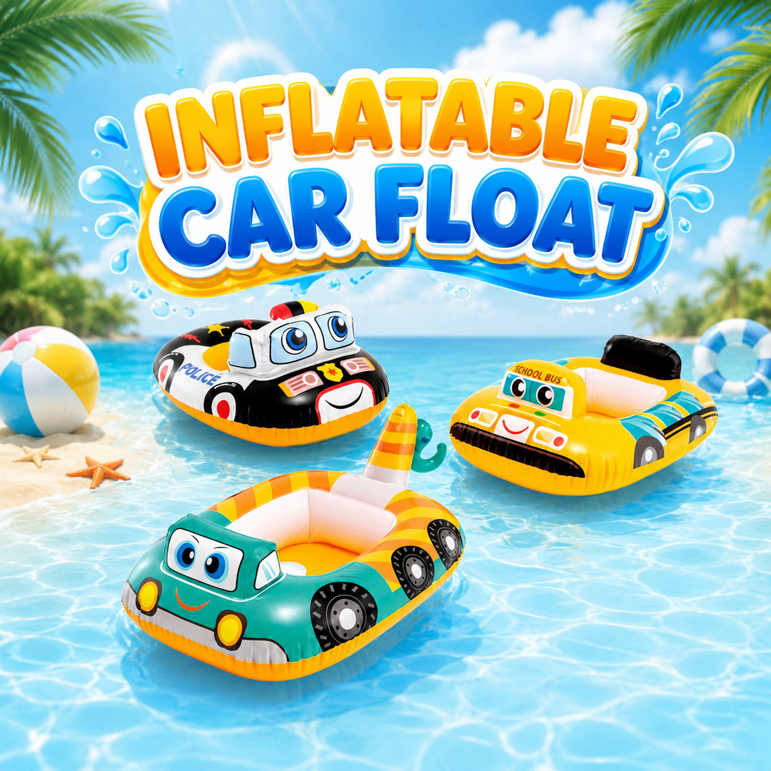 KIDS INFLATABLE CAR SEAT FLOAT