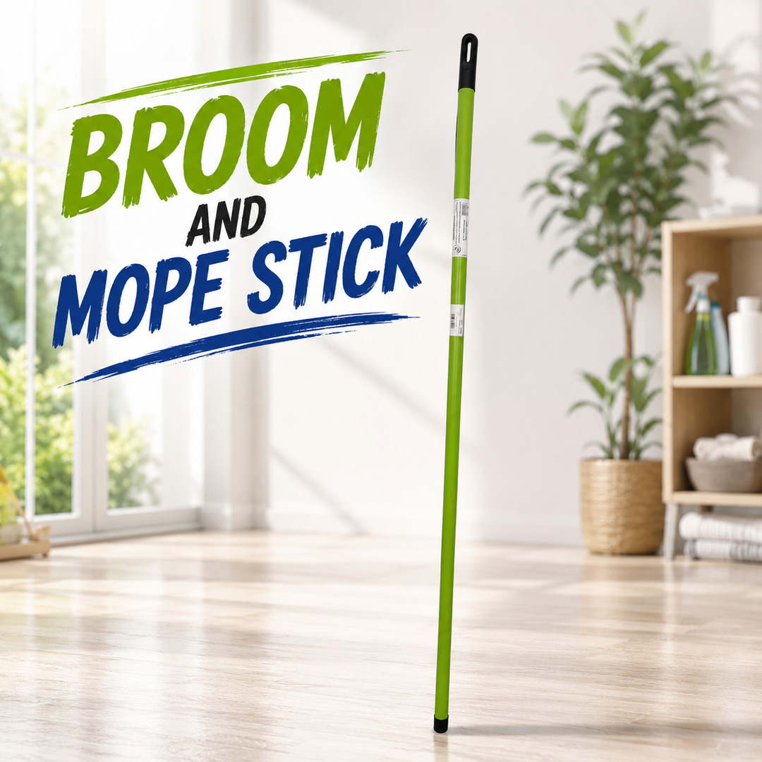 120CM BROOM AND MOP STICK
