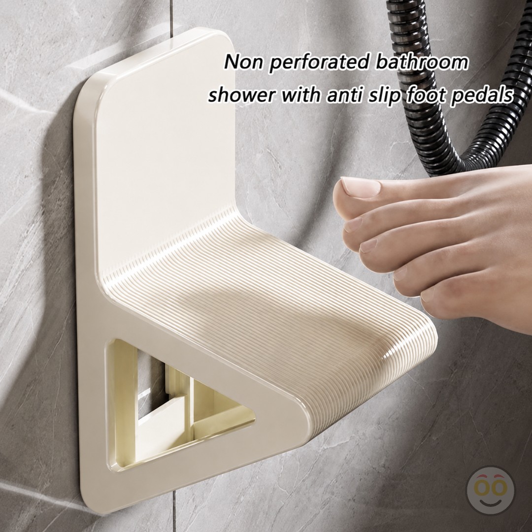 ANTI SLIP PLASTIC SHOWER FOOT STOOL