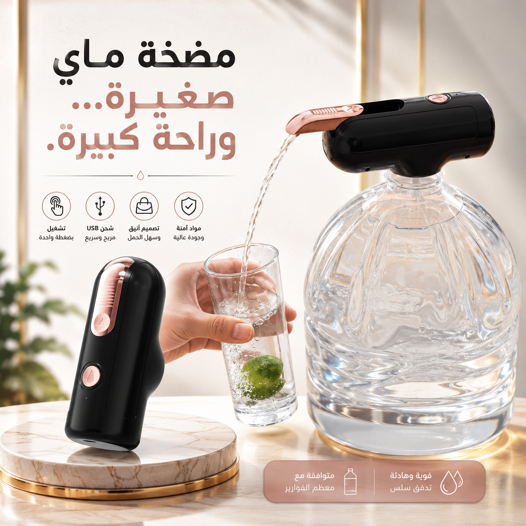 مضخة مياه تلسكوبية قابلة للتمديد