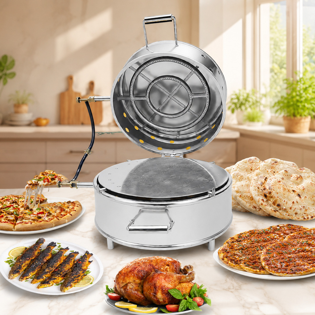 TURBOFLAME HIGH-SPEED GAS OVEN FOR QUICK BAKING & GRILLING