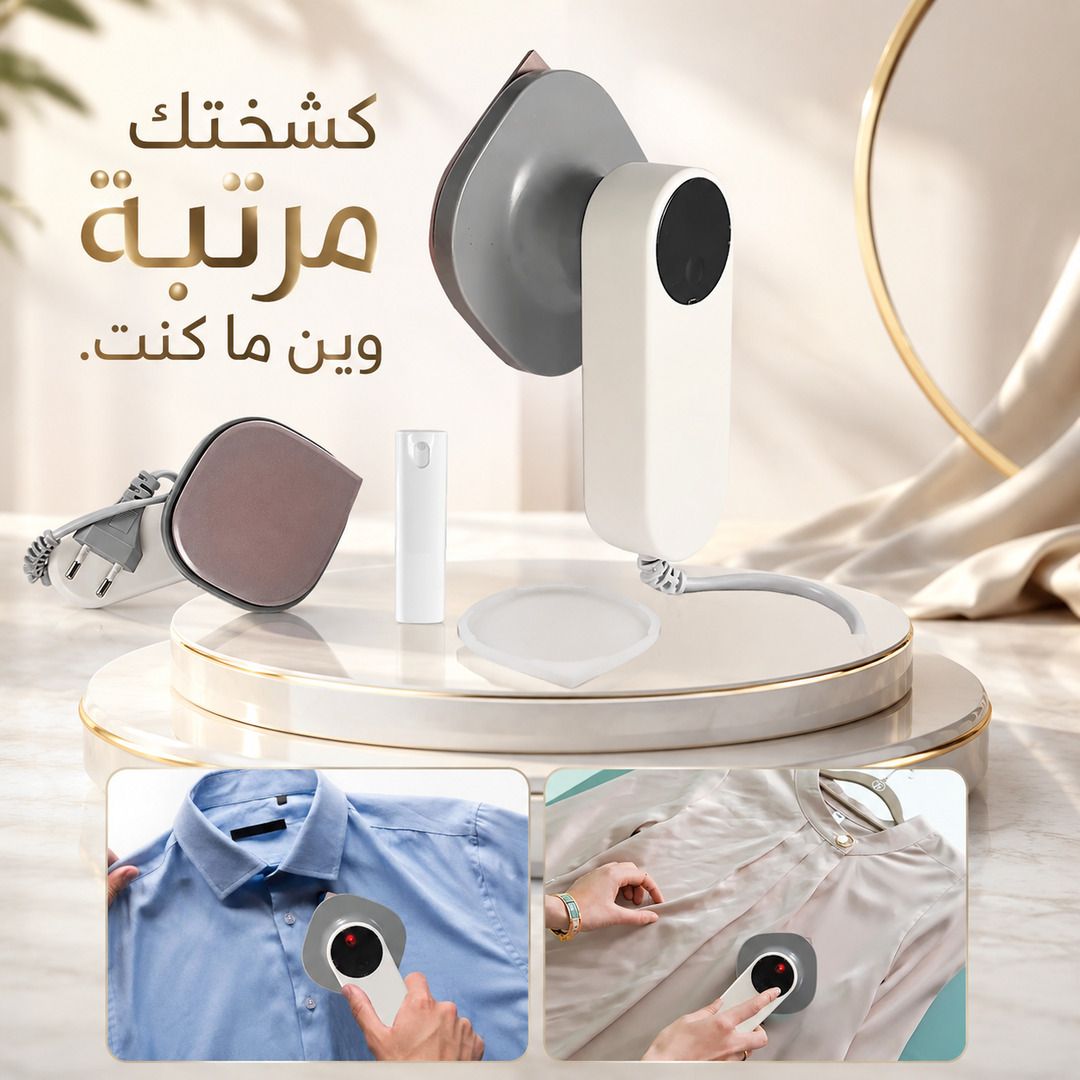 مكواة بخار صغيرة محمولة
