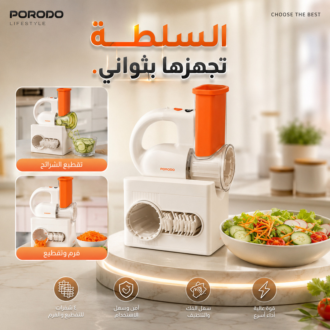 4SLICING BLADE MULTIFUNCTIONAL SALAD MAKER