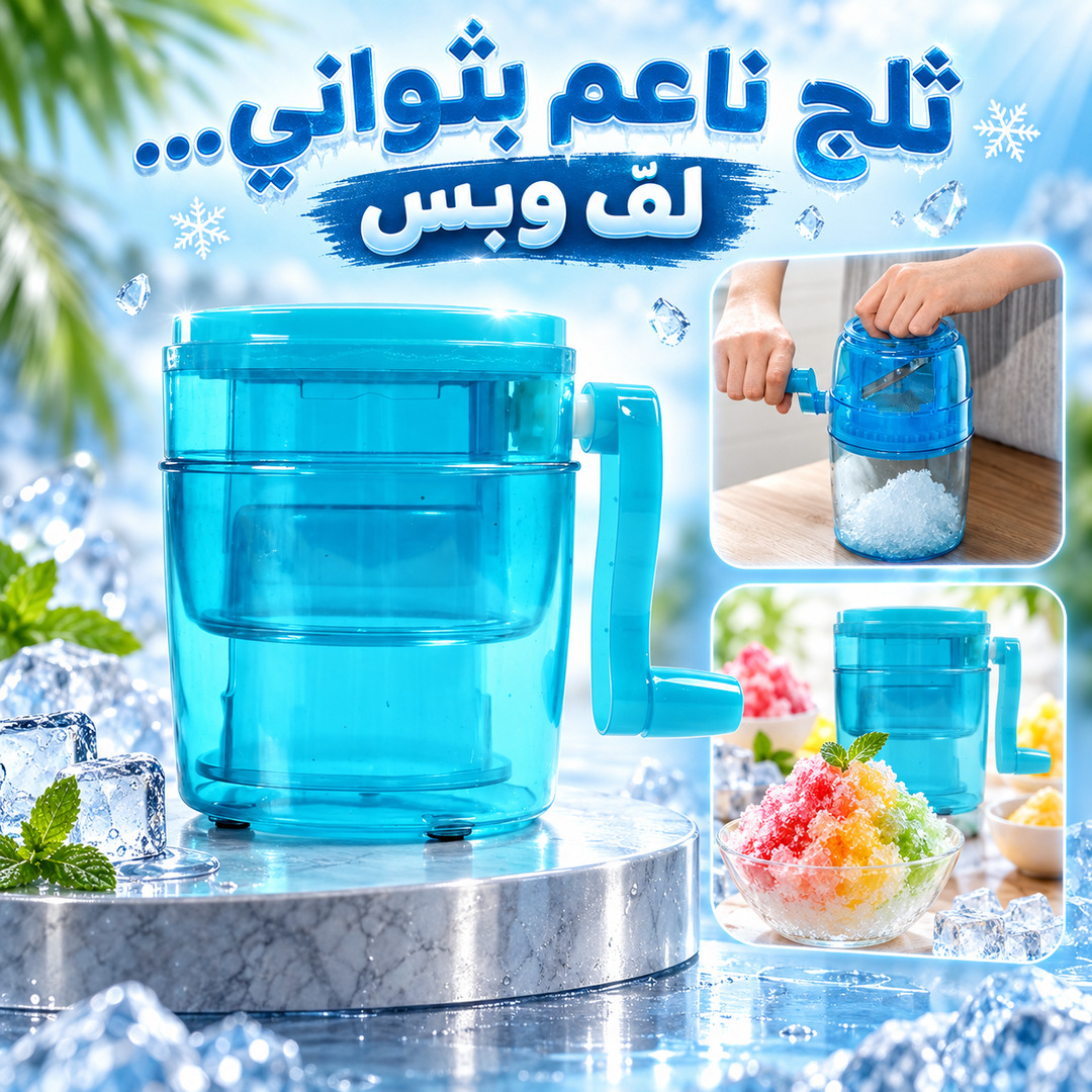 PLASTIC ICE CRUSHER