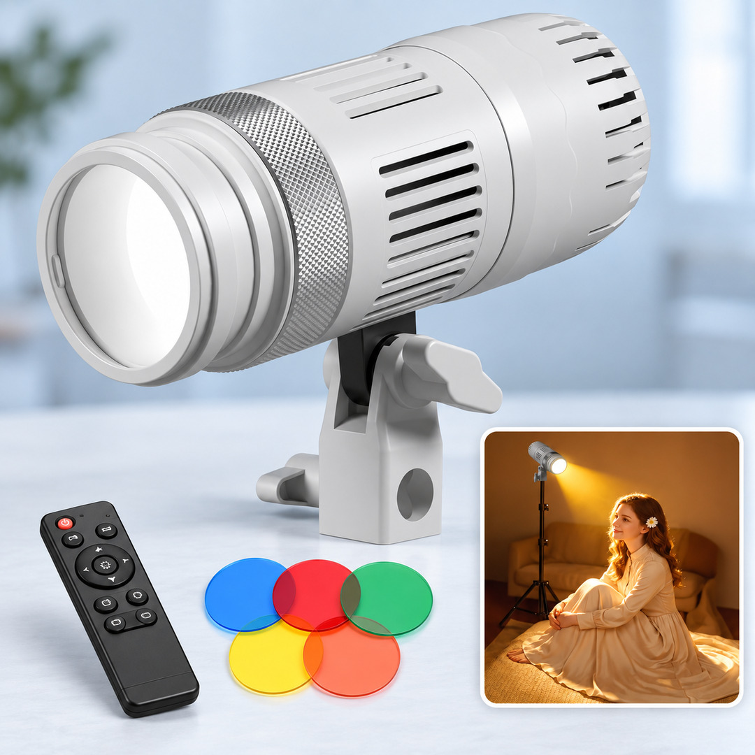 PORTABLE DIMMABLE LED PHOTOGRAPHY SPOT LIGHT