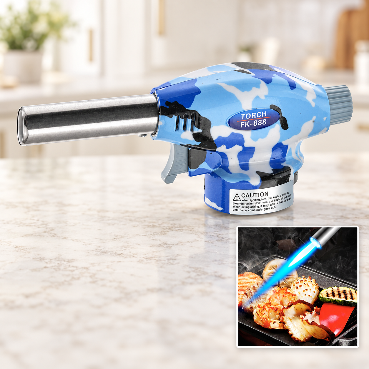 MULTIPURPOSE COMPACT GAS FLAME LIGHTER