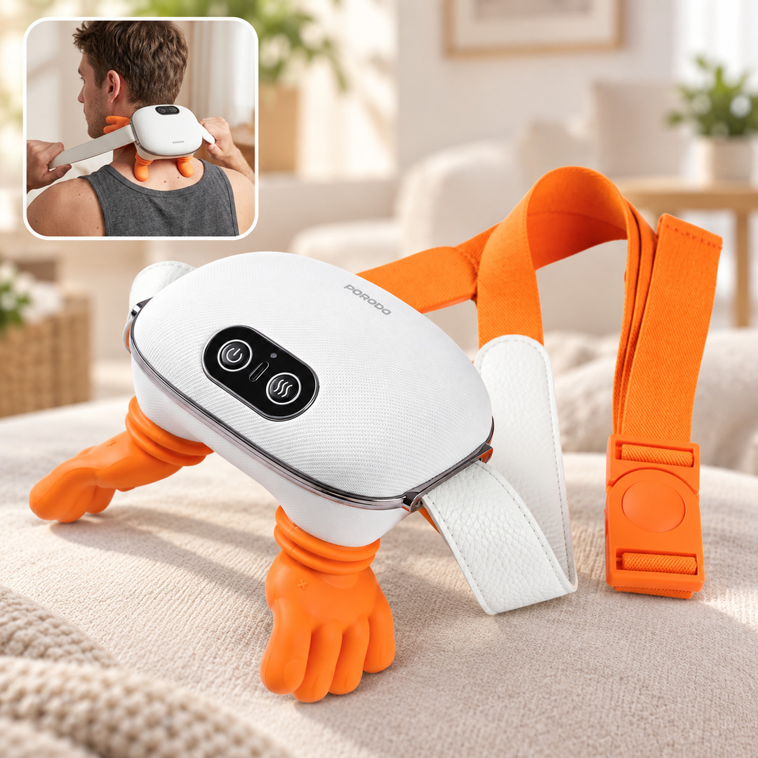 WHITE SHOULDER AND NECK MASSAGER N7