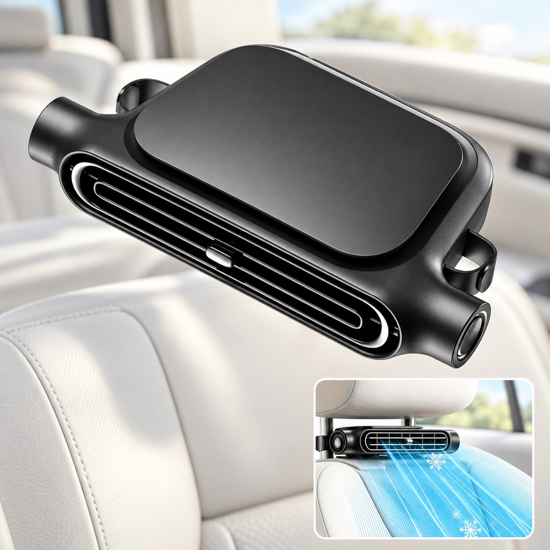 PORTABLE CAR SEAT TURBO FAN COOLING